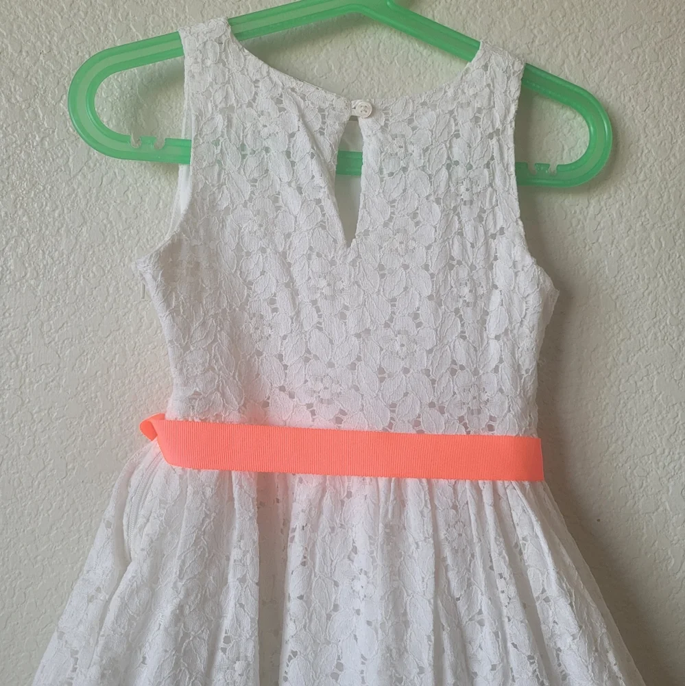 Oshkosh B'gosh White Lace Dress Size 6